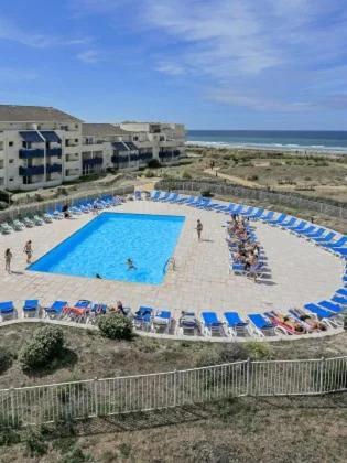 Cosy T2 Front De Mer Piscine Parking Terrasse Lacanau Εξωτερικό φωτογραφία